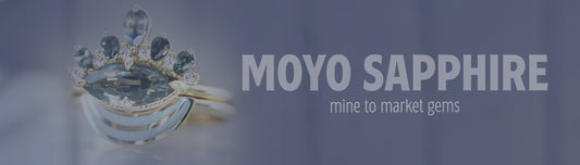 Emily Gill's Moyo Magic Pop Up Ring: Marquise Shaped Color Change Sapphire Ring Set