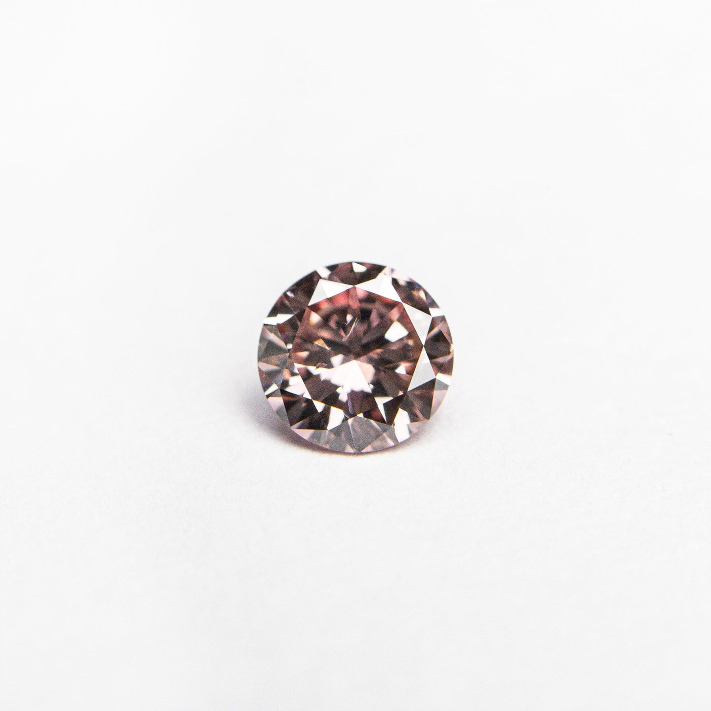0.30ct 4.43x4.41x2.45mm GIA SI2 Fancy Pink Round Brilliant 24144-01