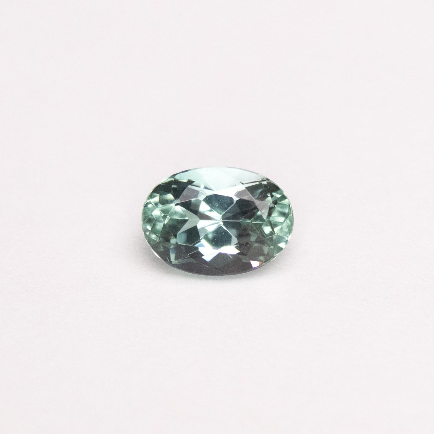 0.84ct 7.03x5.04x3.67mm Green Oval Brilliant Tourmaline EGEM-07A