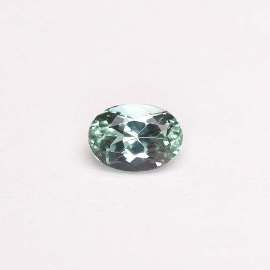 0.84ct 7.03x5.04x3.67mm Green Oval Brilliant Tourmaline EGEM-07A