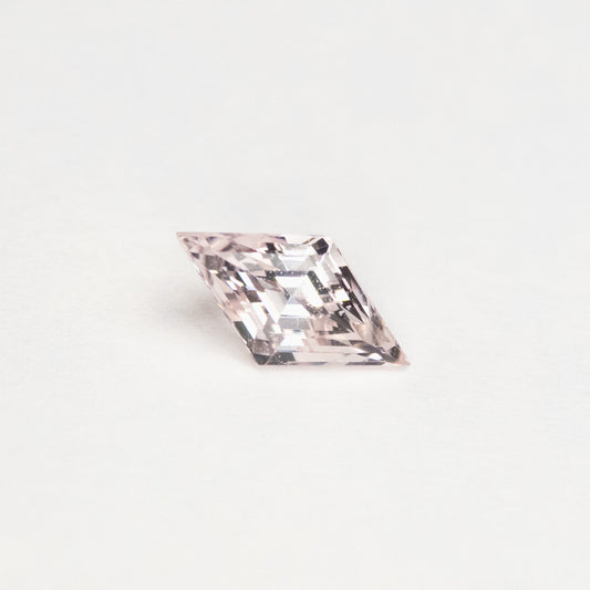 0.88ct 9.25x5.02x3.69mm Peach Step Cut Lozenge Sapphire EGEM-15
