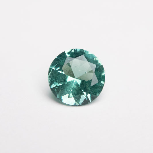 0.98ct 7.06x7.02x4.12mm Green Round Brilliant Beryl EGEM-23