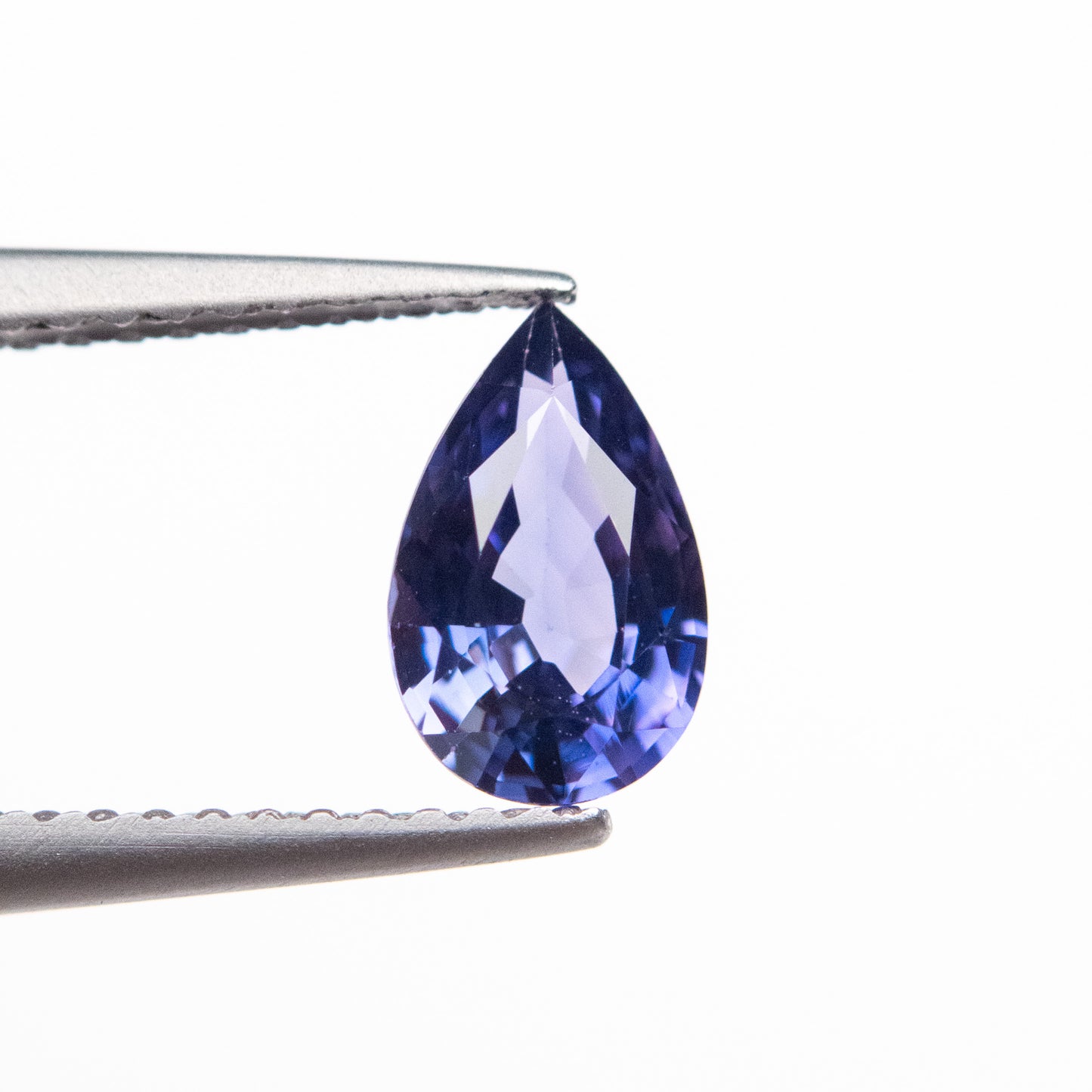 1.11ct 8.05x5.07x3.40mm Purple Pear Brilliant Sapphire EGEM-24