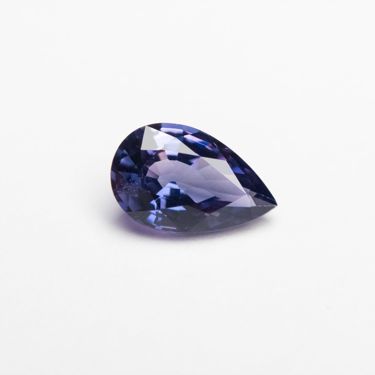 1.11ct 8.05x5.07x3.40mm Purple Pear Brilliant Sapphire EGEM-24