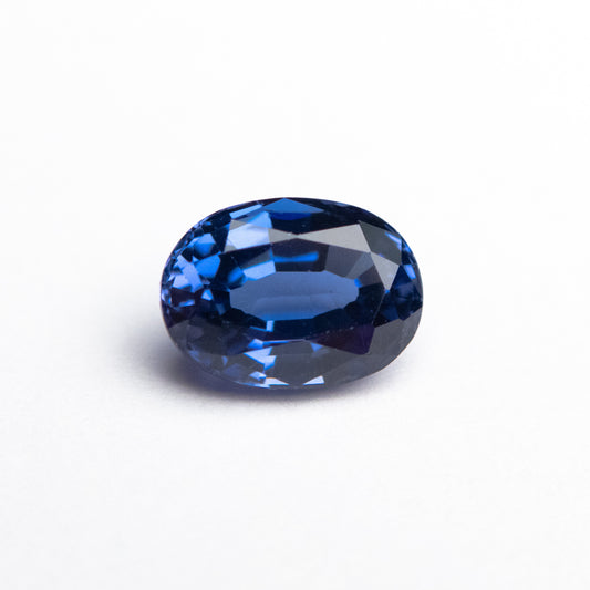 1.18ct 6.98x5.08x3.63mm Blue Oval Brilliant Lab Sapphire EGEM-40