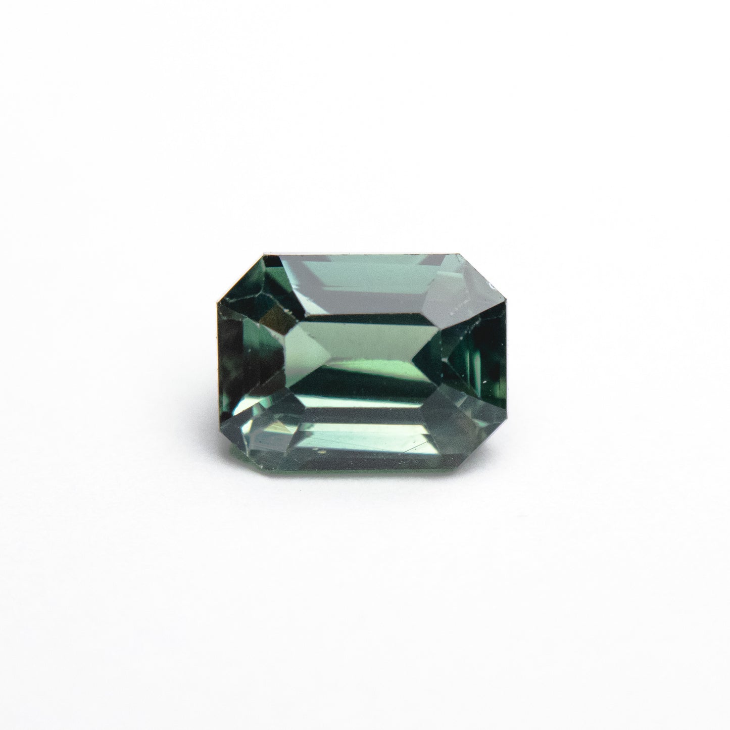 1.19ct 6.62x4.93x3.42mm Teal Cut Corner Rectangle Step Cut Sapphire EGEM-36