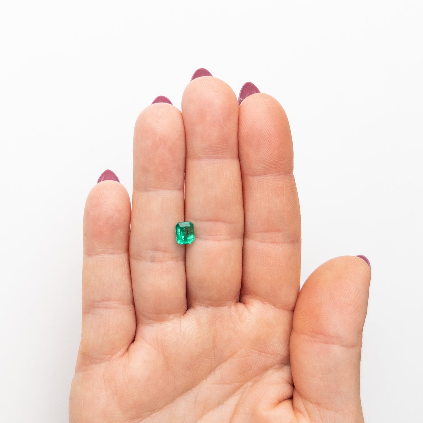 1.32ct Cut Corner Natural Emerald 6.90x5.62x4.57mm EGEM-58