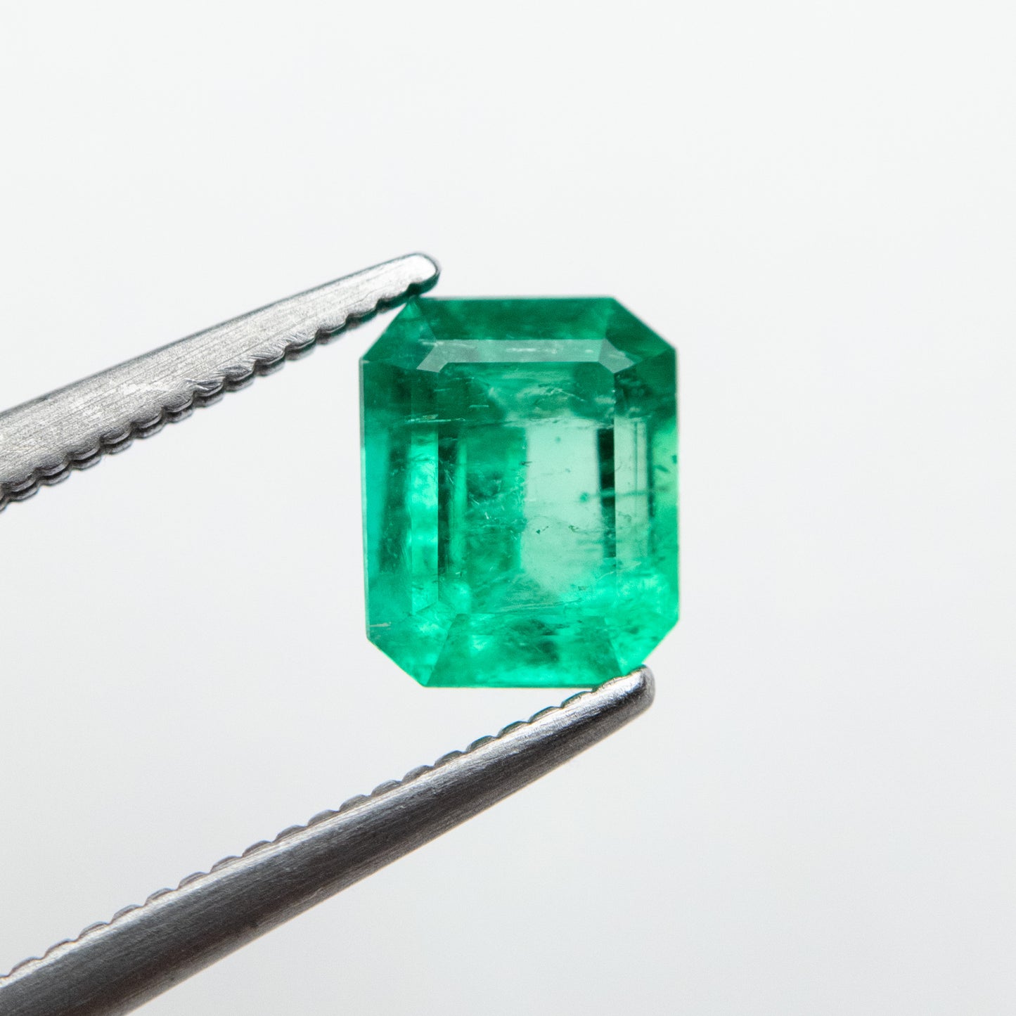 1.32ct Cut Corner Natural Emerald 6.90x5.62x4.57mm EGEM-58