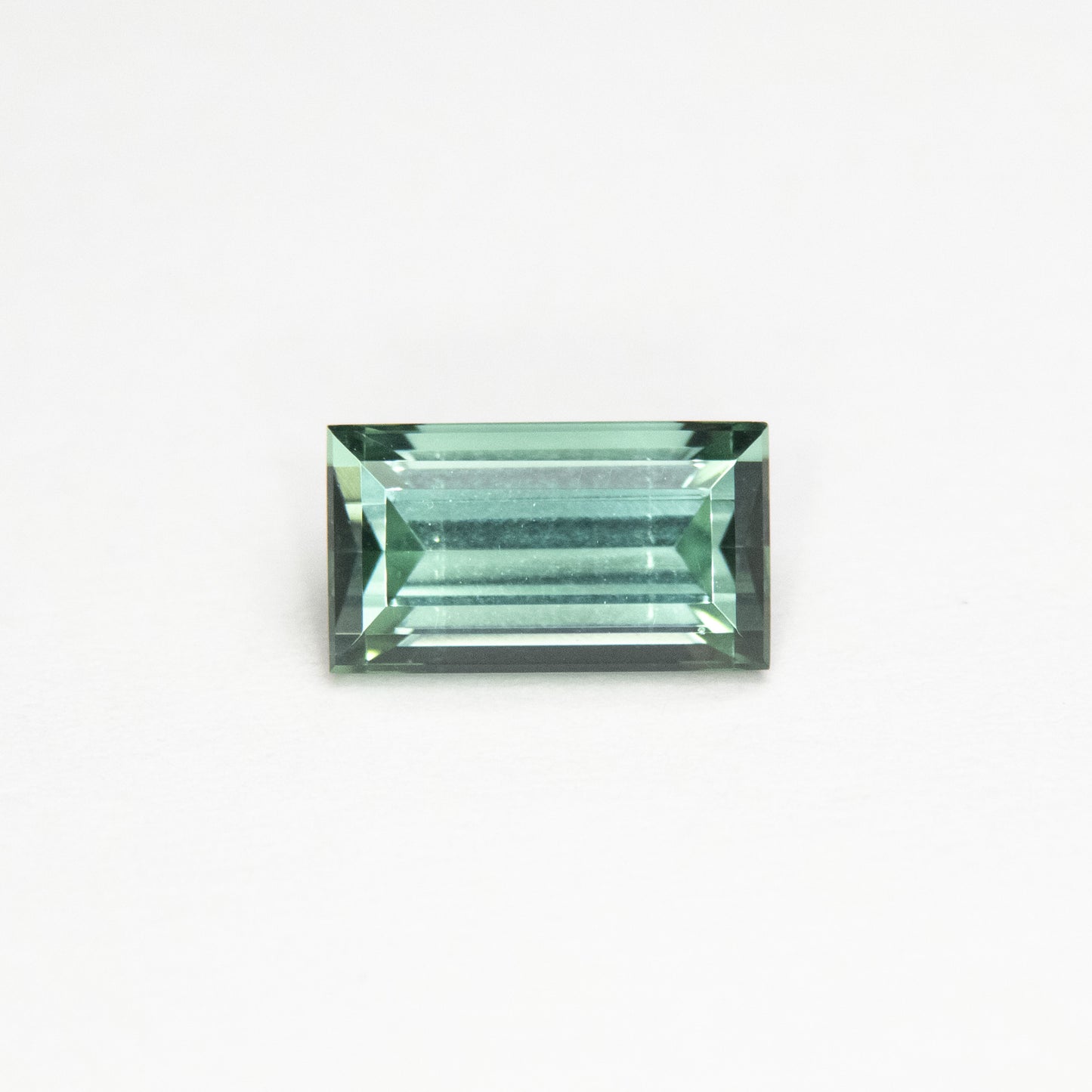 1.41ct 8.38x4.73x4.03mm Green Step Cut Rectangle Tourmaline EGEM-03