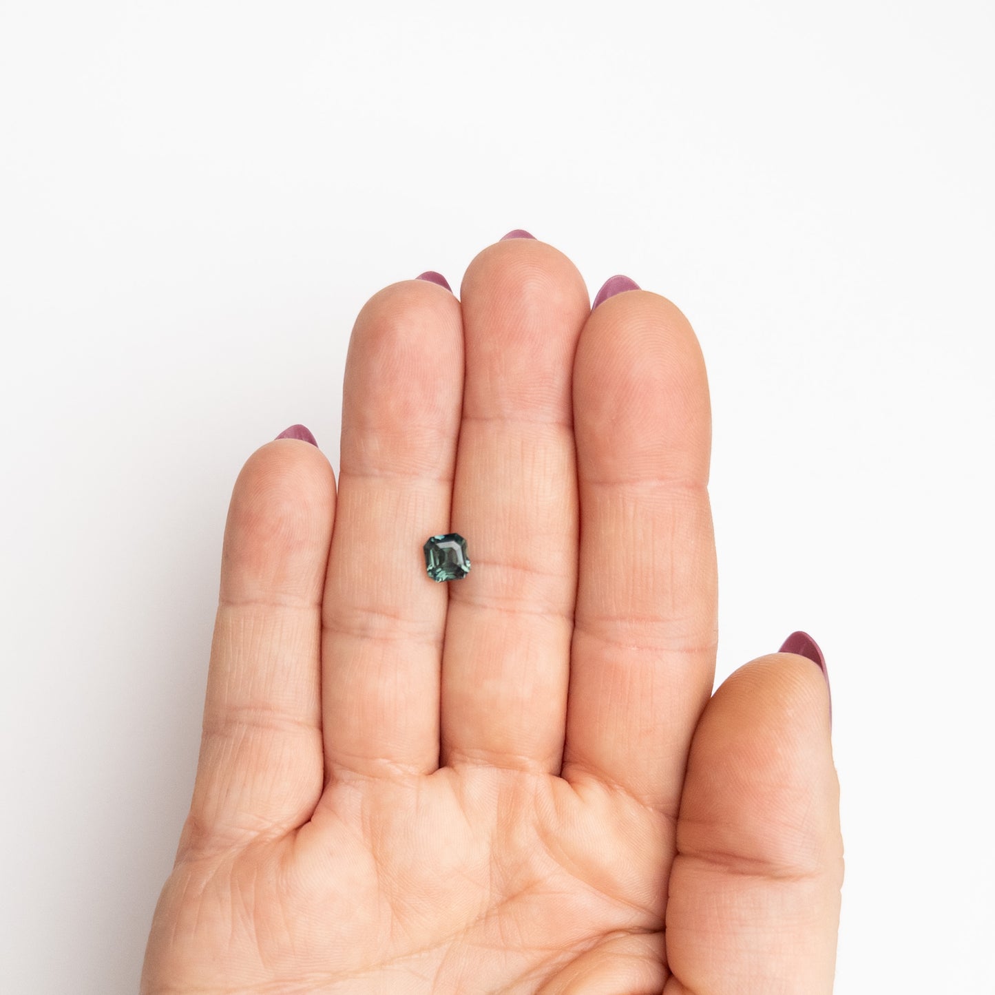 1.63ct 6.11x5.79x4.55mm Teal Cut Corner Rectangle Step Cut Sapphire EGEM-35