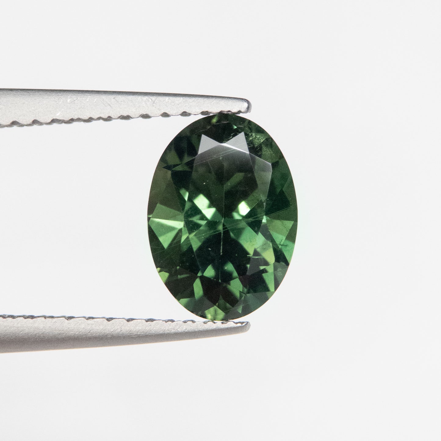 1.91ct 8.84x6.42x4.31mm Green Oval Brilliant Sapphire EGEM-21