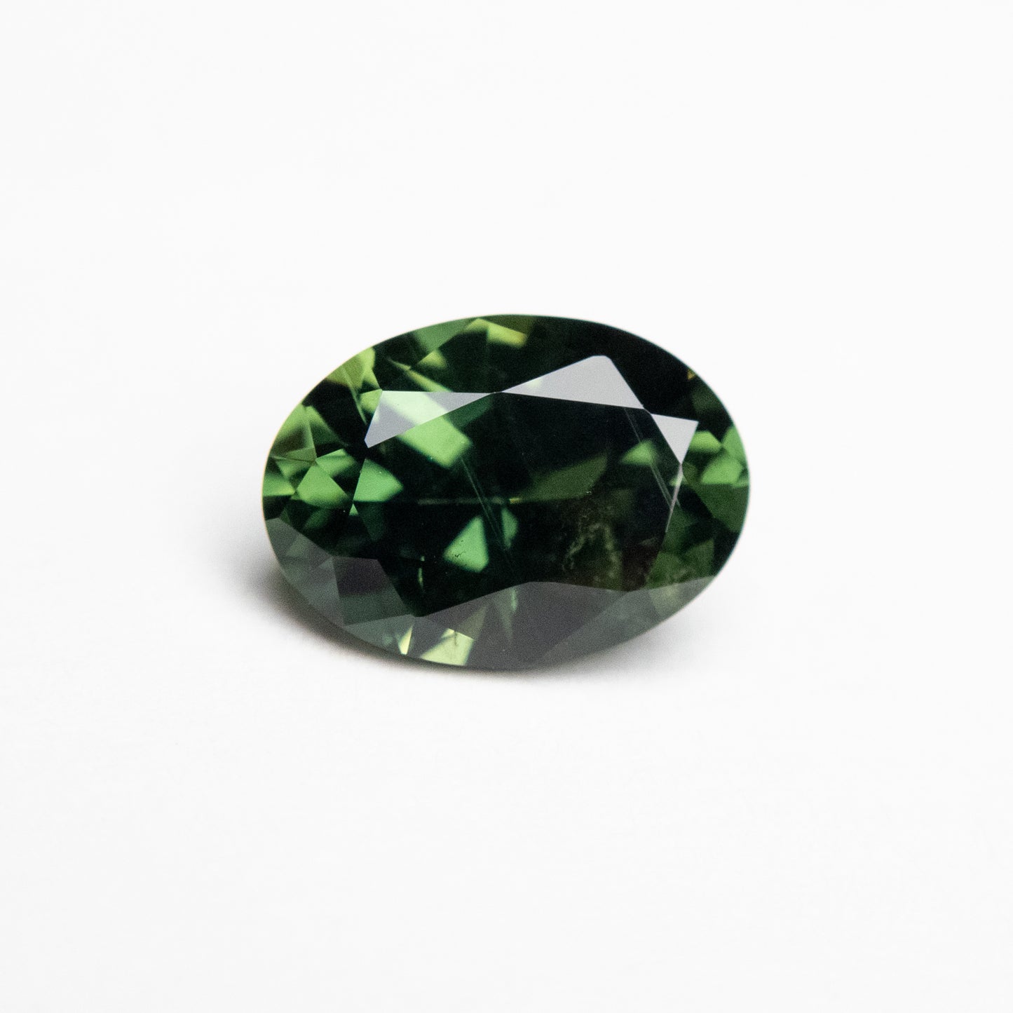 1.91ct 8.84x6.42x4.31mm Green Oval Brilliant Sapphire EGEM-21