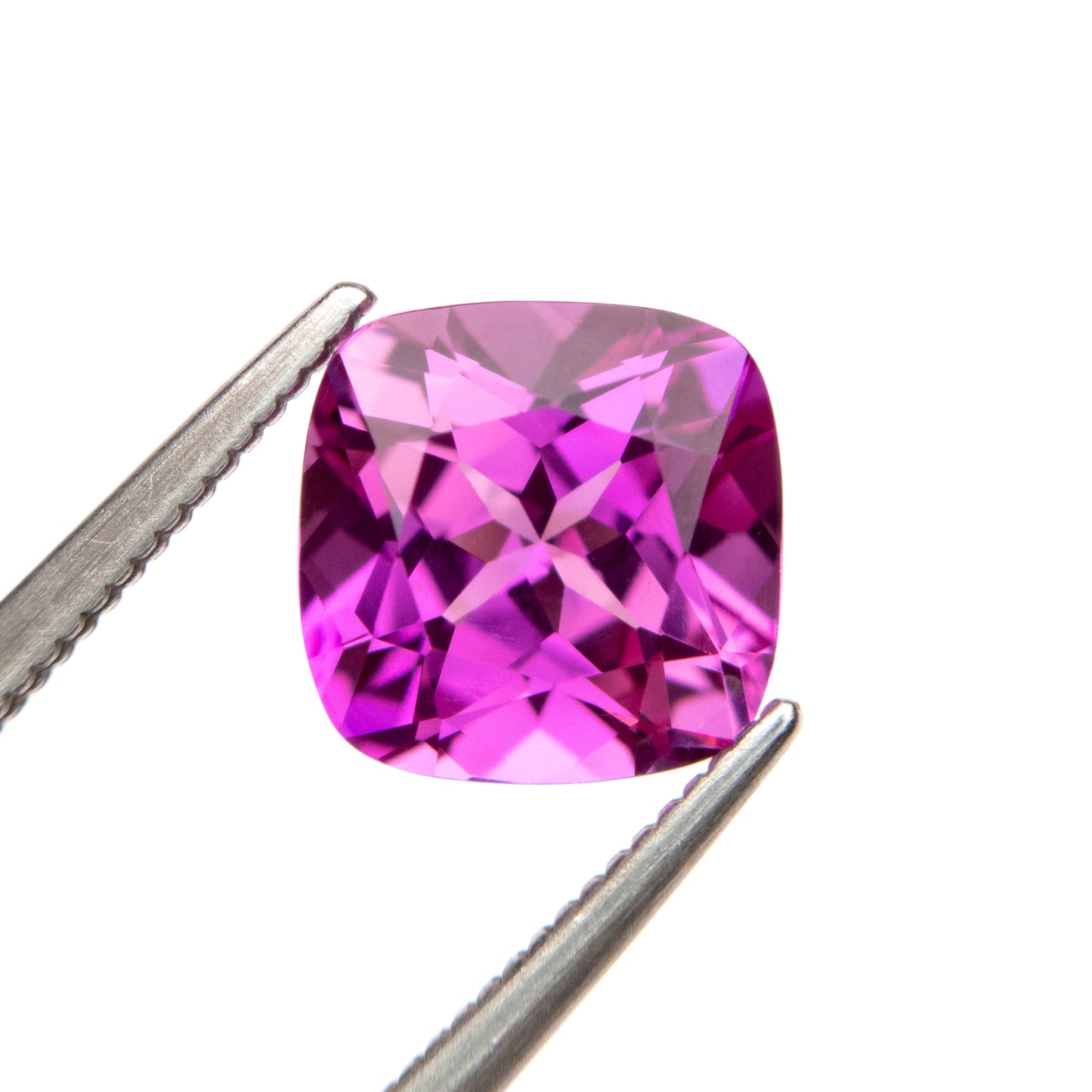2.78ct 9.35x8.07x5.09mm Pink Cushion Cut Lab Sapphire EGEM-68