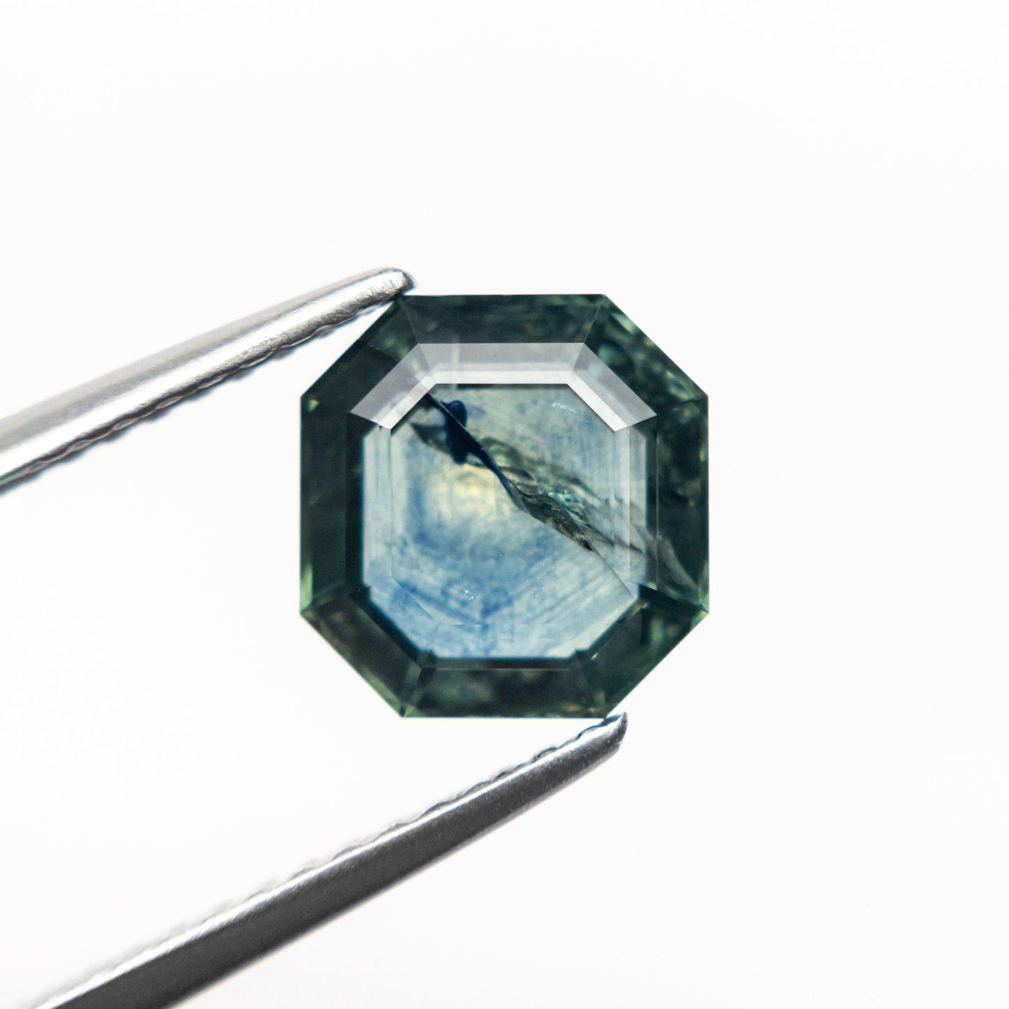 2.38ct 7.63x7.36x3.61mm Cut Corner Square Step Cut Sapphire 21592-03