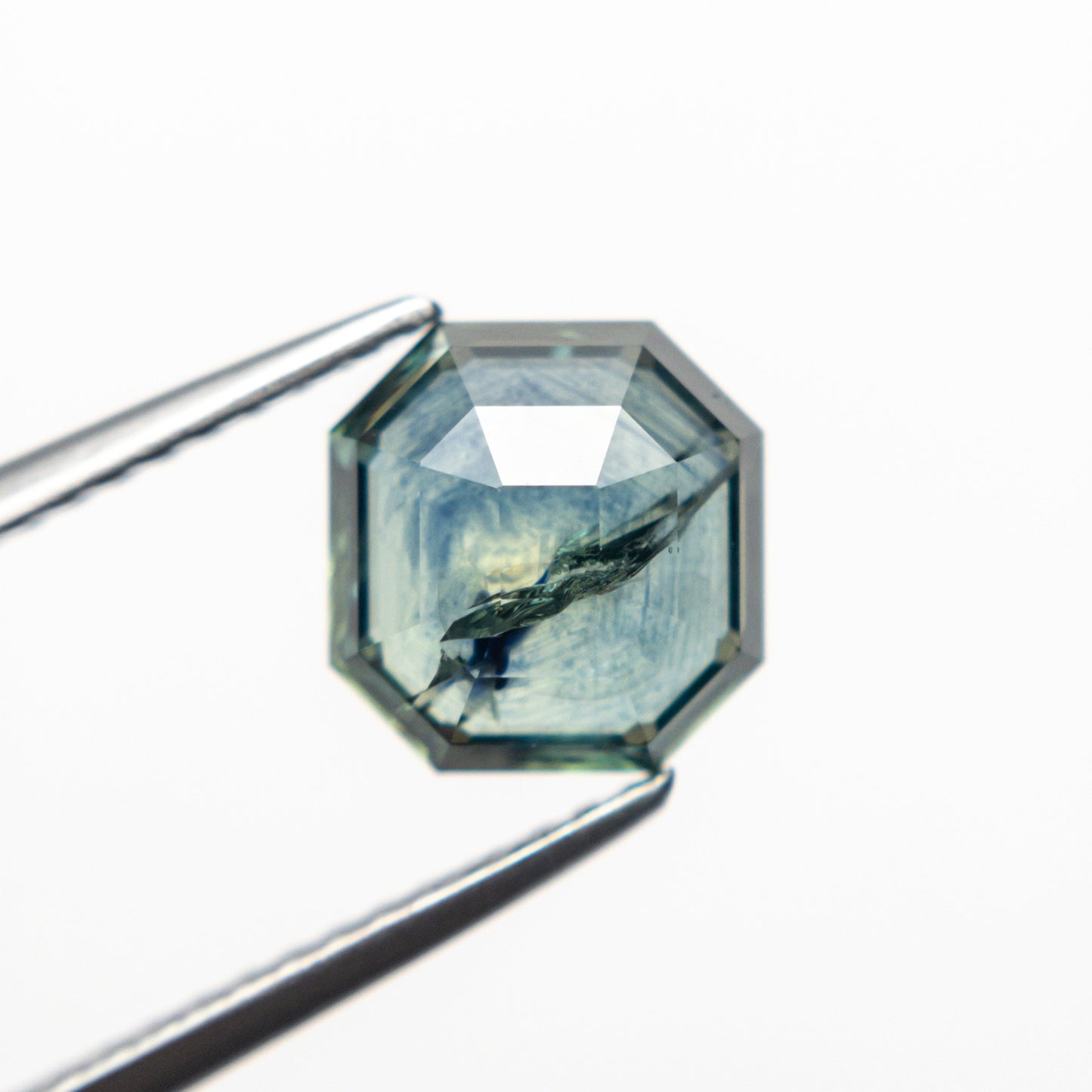 2.38ct 7.63x7.36x3.61mm Cut Corner Square Step Cut Sapphire 21592-03