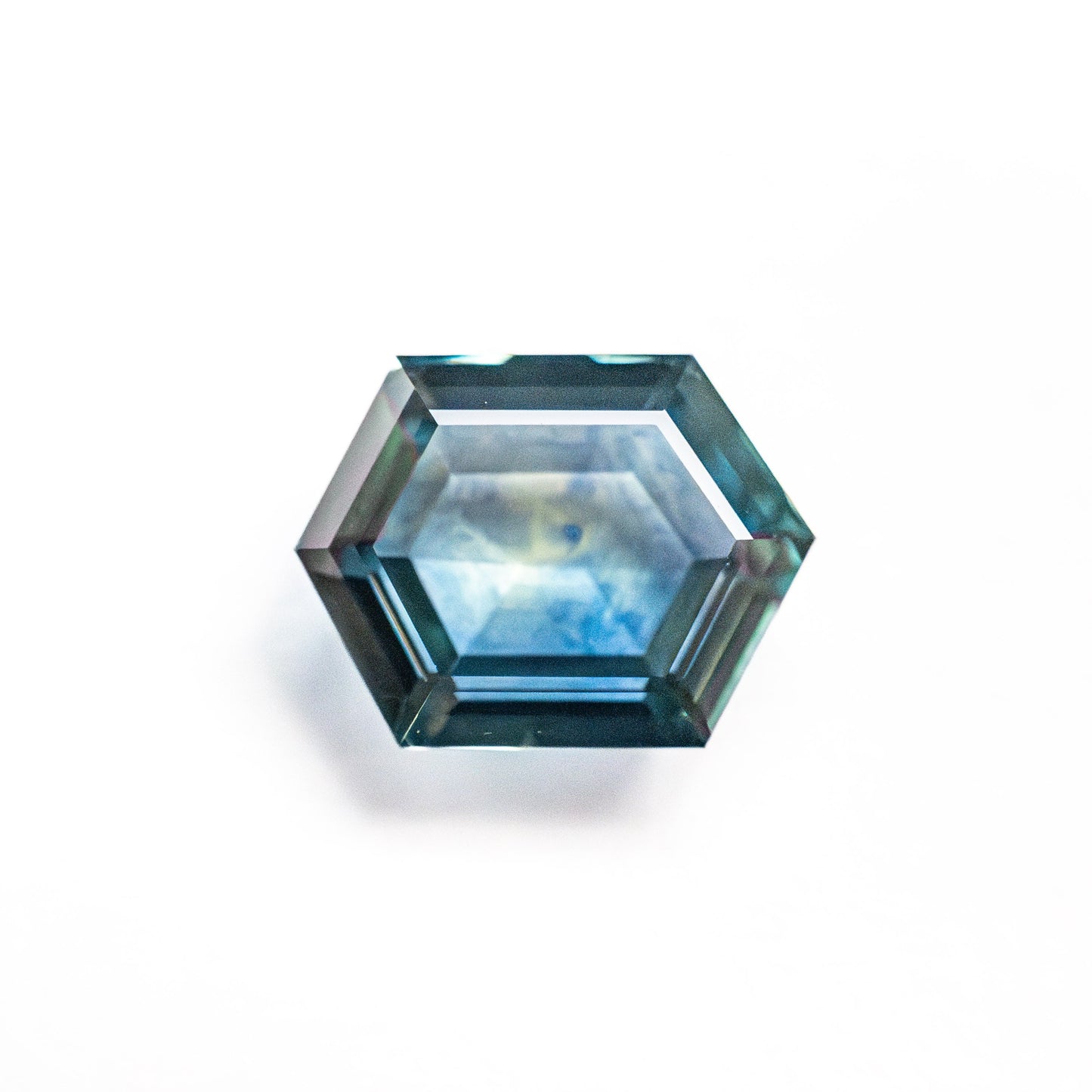 1.61ct 7.81x5.93x3.23mm Hexagon Step Cut Sapphire 22266-27