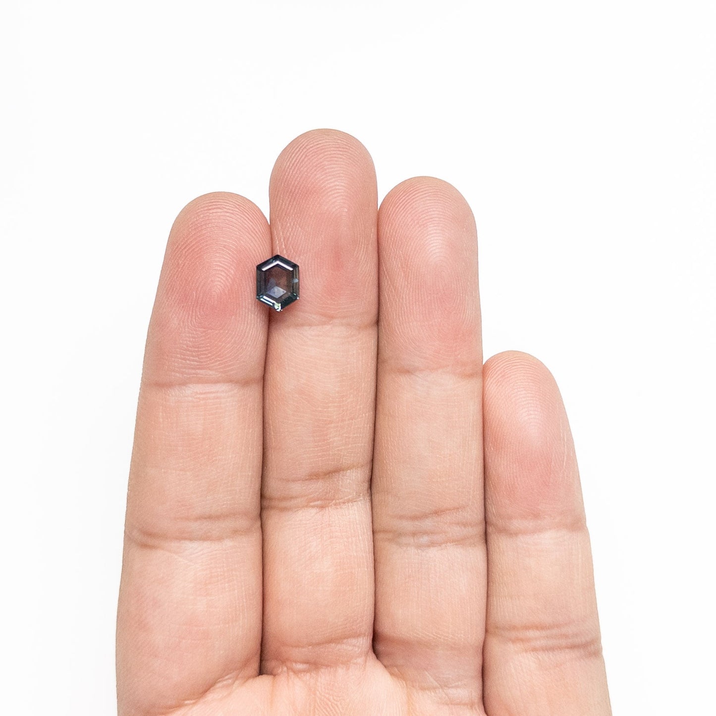 1.61ct 7.81x5.93x3.23mm Hexagon Step Cut Sapphire 22266-27