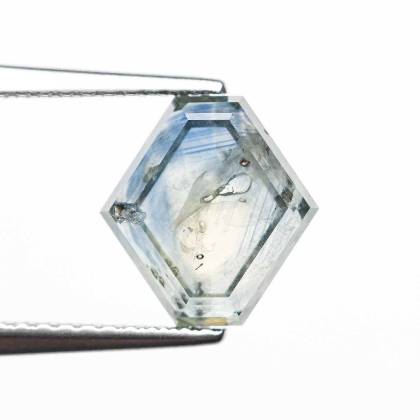 (HOLD) 2.86ct 9.23x8.84x3.48mm Hexagon Portrait Cut Sapphire 23469-14