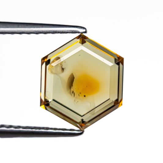 3.37ct 9.94x8.453.43mm Hexagon Portrait Cut Sapphire 23469-35