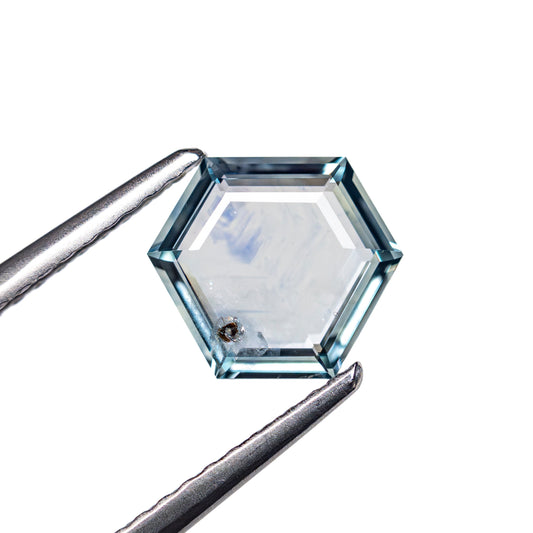 1.28ct 6.96x9.02x2.07mm Shield Portrait Cut Sapphire 23469-46