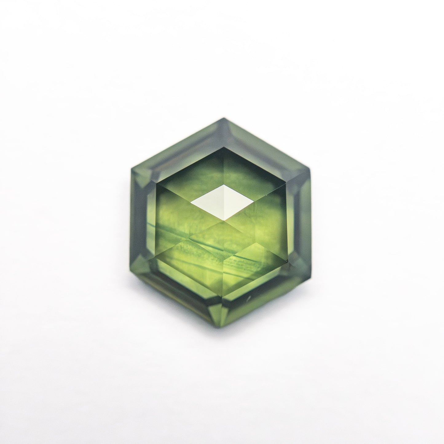 1.81ct 8.23x7.14x3.46mm Hexagon Step Cut Sapphire 23476-06