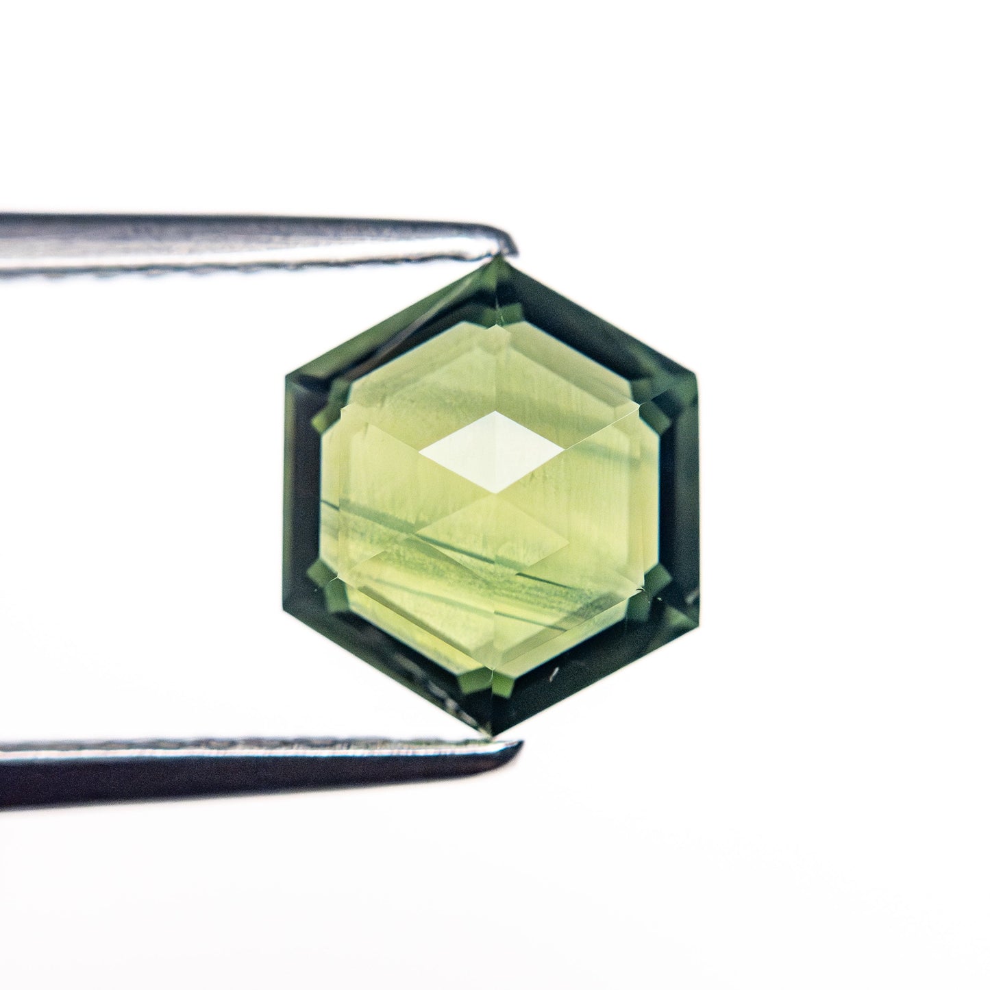 1.81ct 8.23x7.14x3.46mm Hexagon Step Cut Sapphire 23476-06