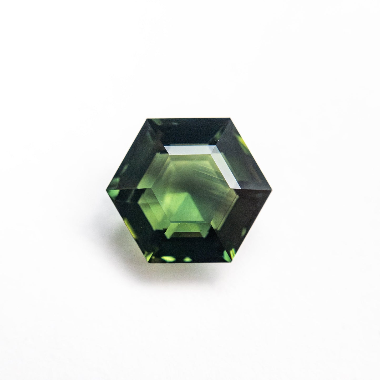 1.69ct 7.61x6.64x3.84mm Hexagon Step Cut Sapphire 23476-12
