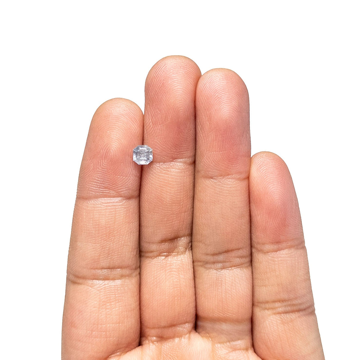 0.91ct 5.09x5.08x3.92mm Cut Corner Square Step Cut Sapphire 23903-13