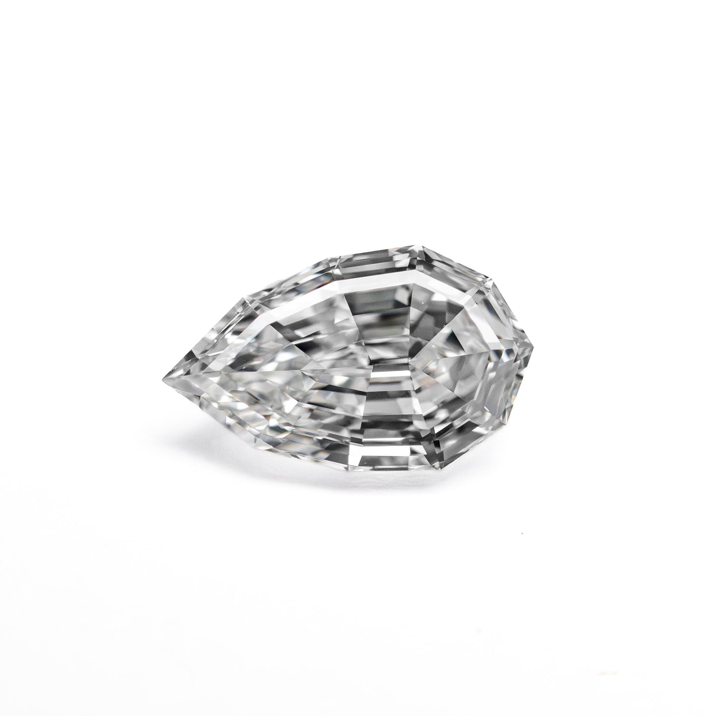 1.00ct 8.67x5.27x3.20mm SI1 E Geo Pear Step Cut 🇨🇦 26245-01