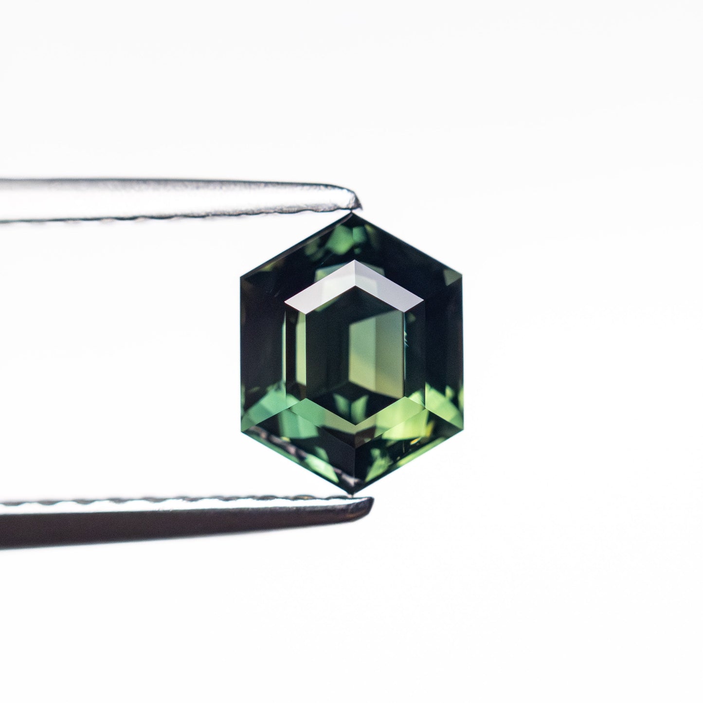 1.32ct 6.82x5.39x4.37mm Hexagon Step Cut Sapphire 26343-01