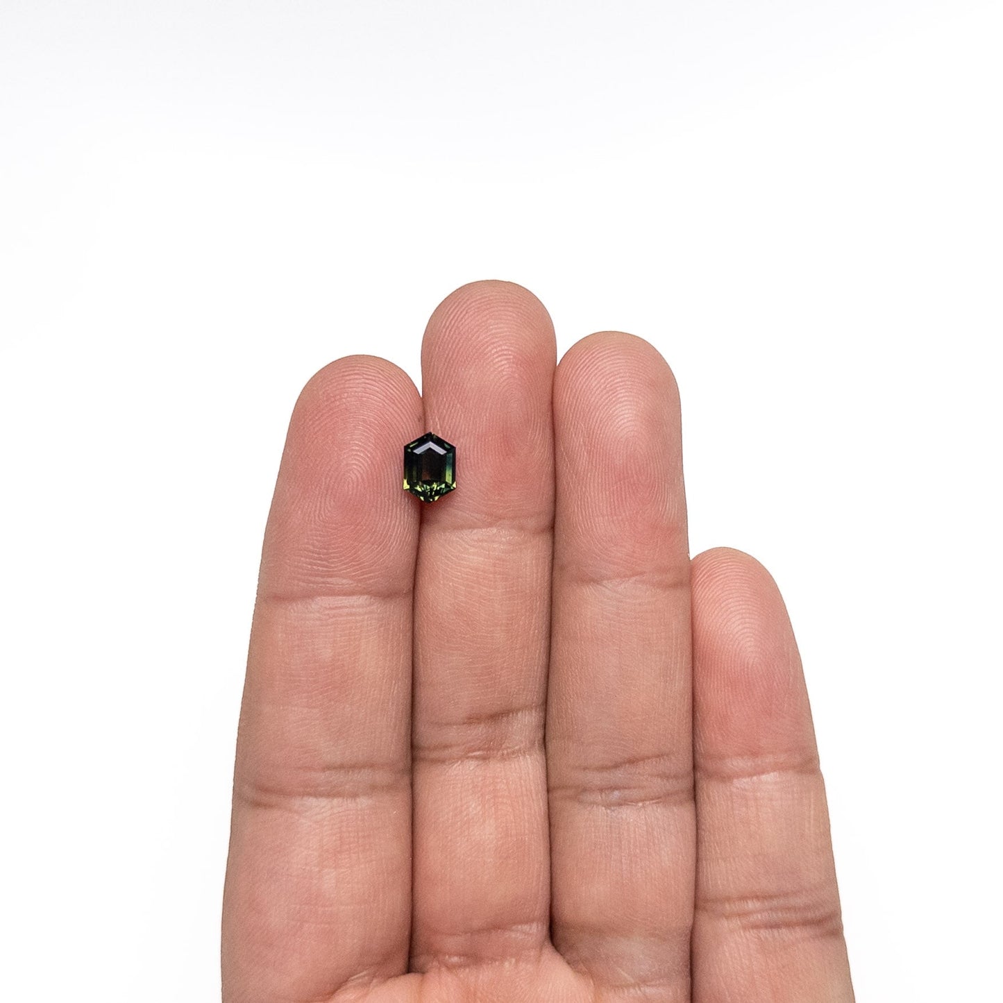 1.44ct 7.72x5.60x3.67mm Hexagon Step Cut Sapphire 26344-01