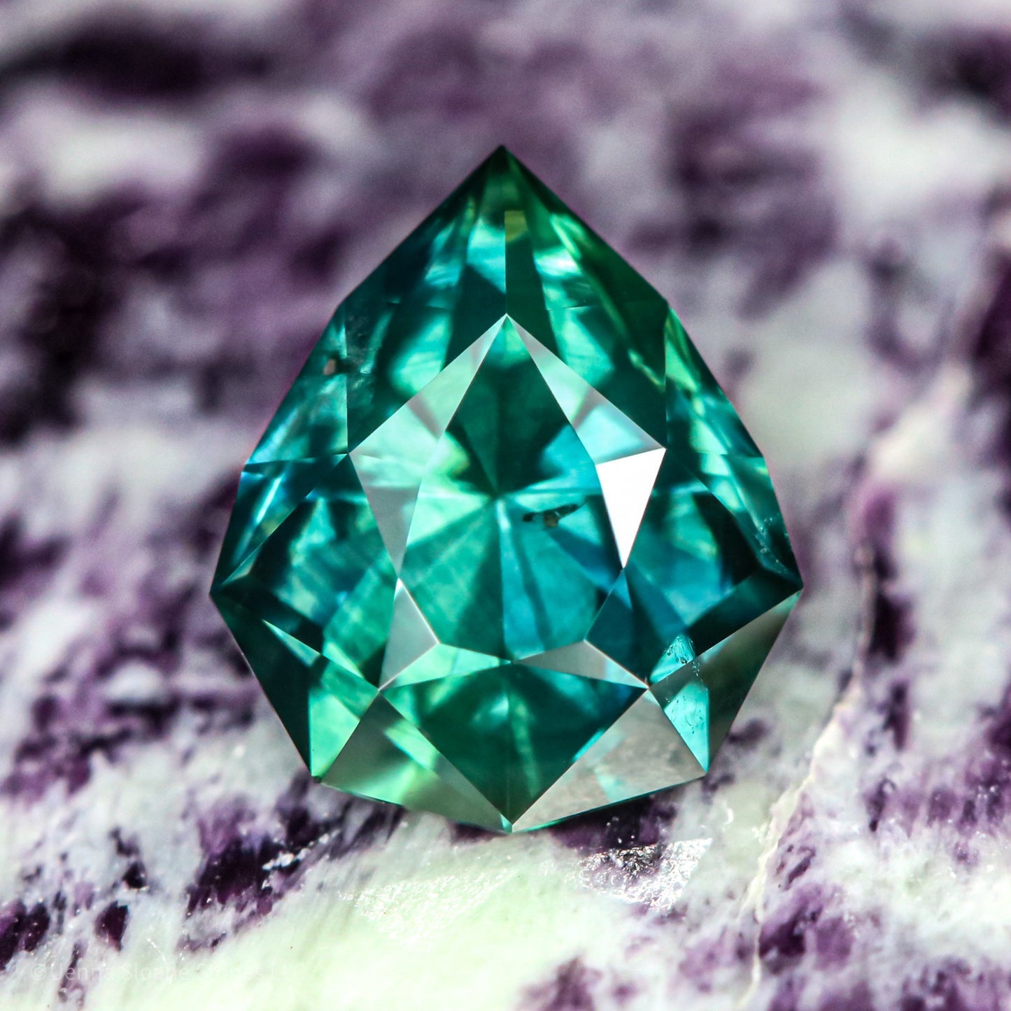 1.56ct 7.99x6.83x4.56mm Shield Brilliant Sapphire 26555-01