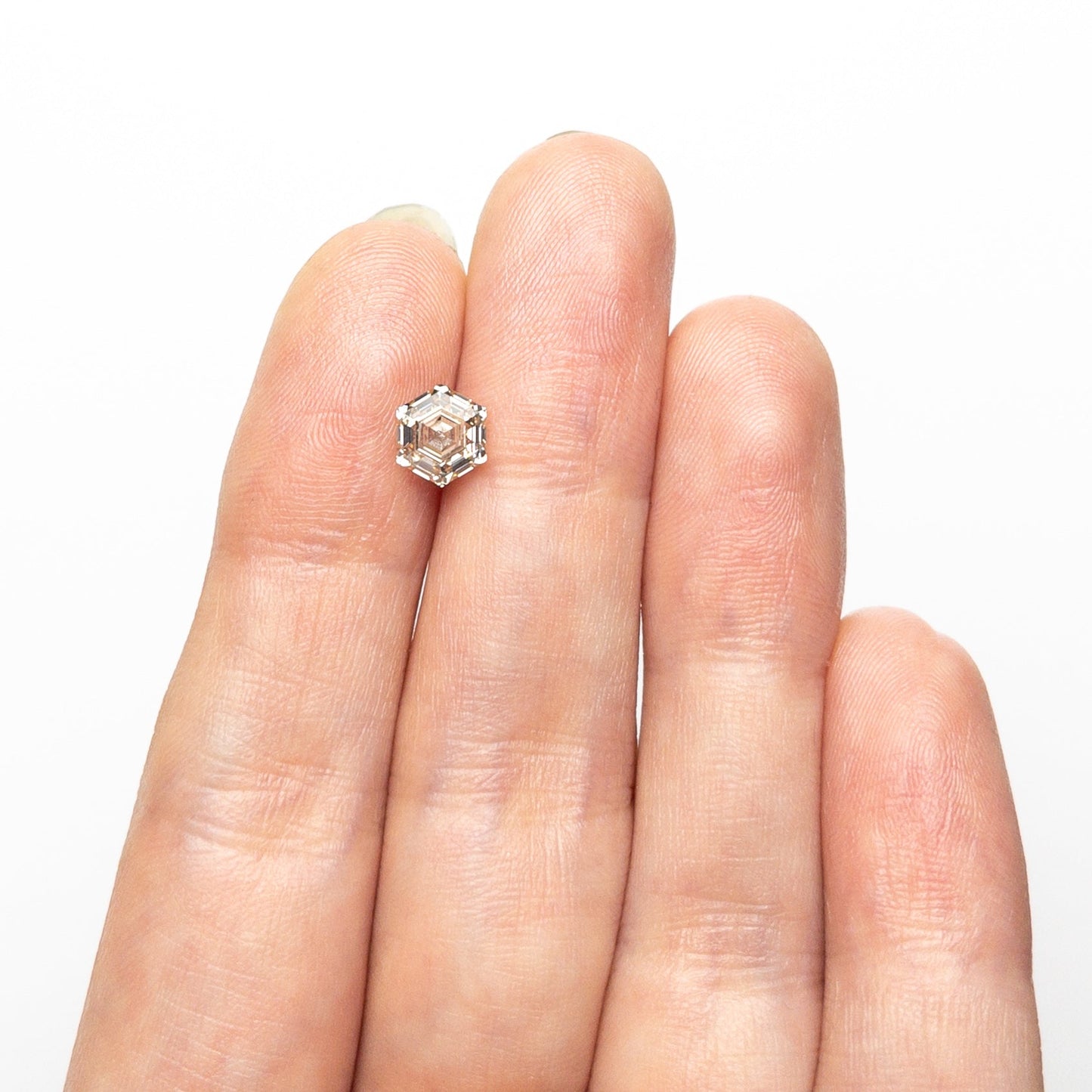 1.11ct 6.61x5.76x3.90mm SI2 O-P Hexagon Step Cut 🇨🇦 26849-01