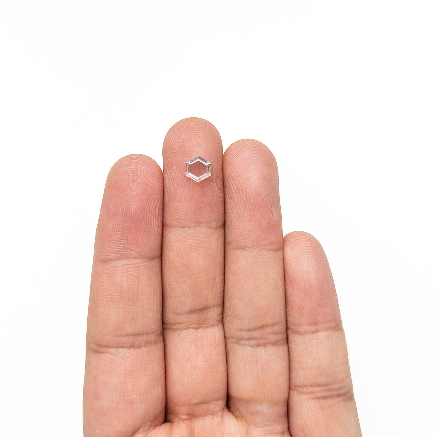 0.71ct 6.15x6.43x1.79mm VVS2 K Hexagon Portrait Cut 27067-01