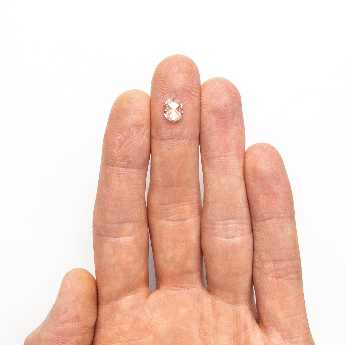 1.26ct 7.93x6.56x2.77mm SI1 U-V Oval Rosecut 27076-01