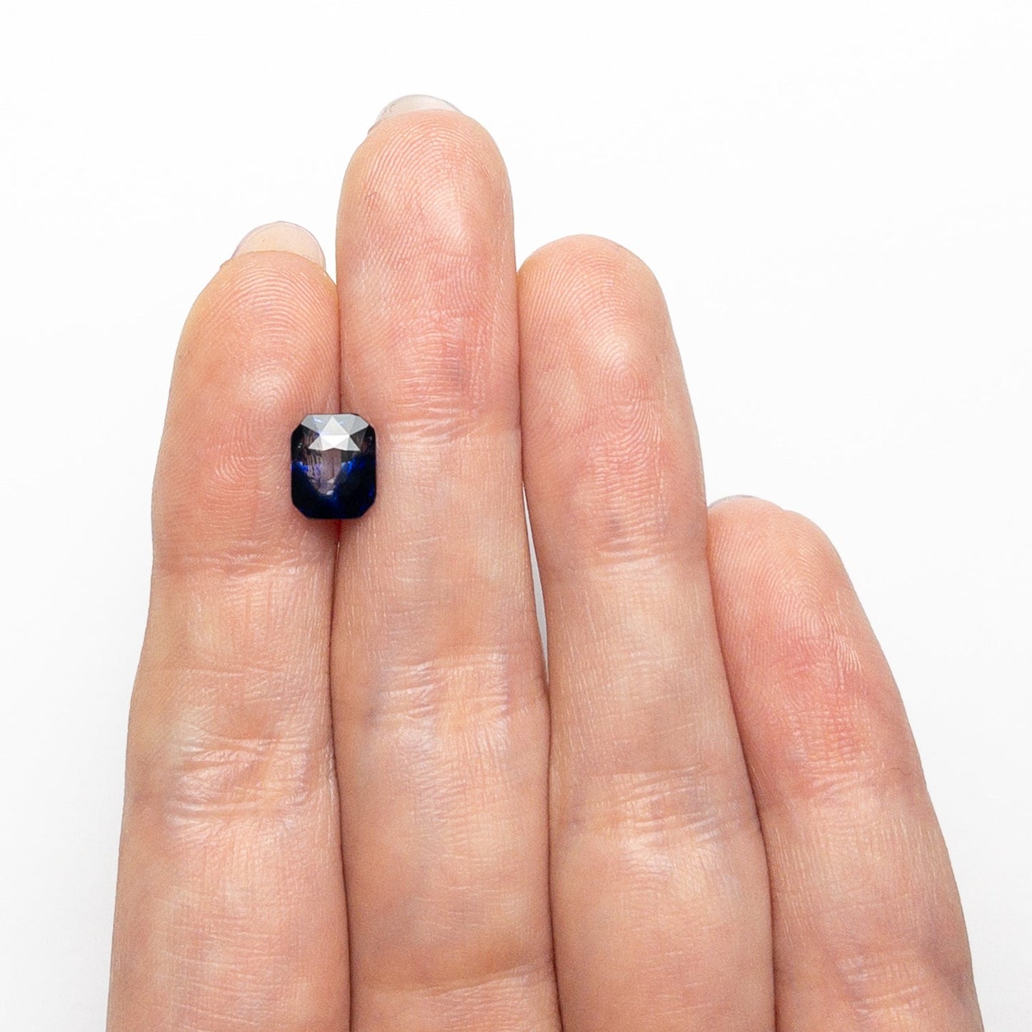 2.01ct 7.69x6.31x4.21mm Cut Corner Rectangle Brilliant Sapphire 27185-01