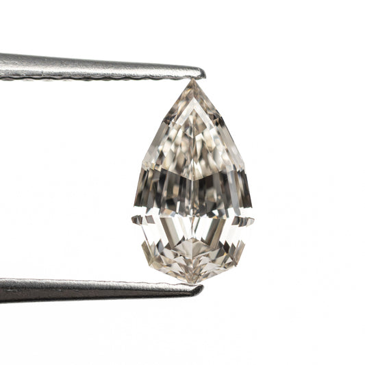 1.02ct 8.94x5.23x3.31mm VS2 O-P Geo Pear Step Cut 🇿🇦 27518-07