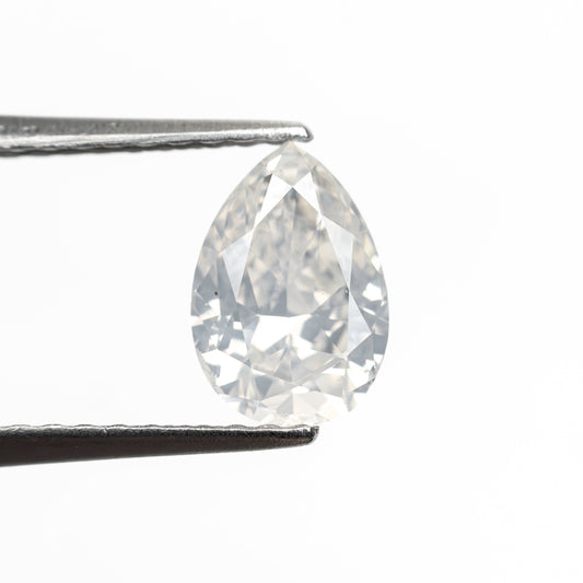 1.01ct 7.51x5.17x3.66mm Fancy White Pear Brilliant 27562-01