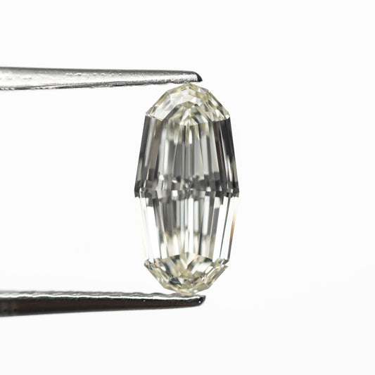 1.00ct 9.15x4.51x2.88mm GIA VVSI K Geo Oval Step Cut 28330-01