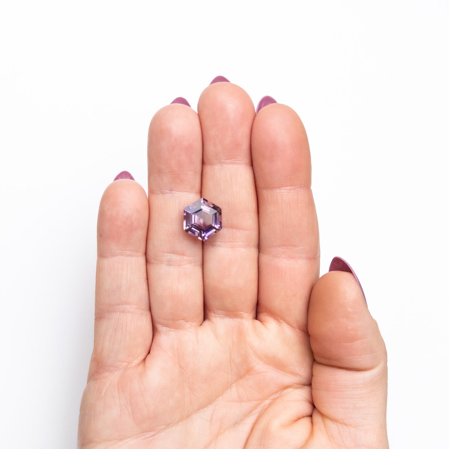 5.37ct 12.50x11.07x7.50mm Hexagon Step Cut Ametrine EGEM-04