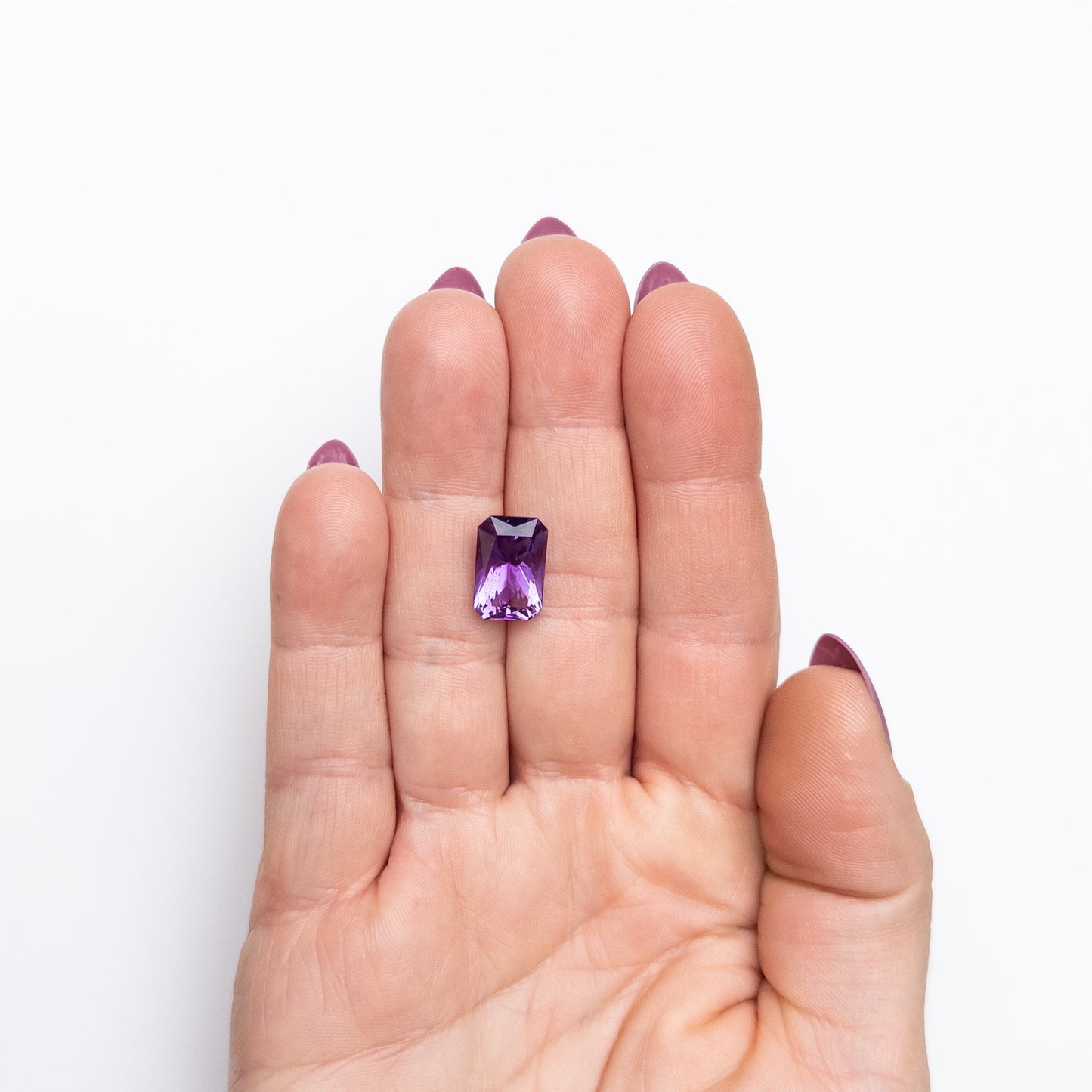 5.61ct 13.40x8.80x7.45mm Purple Radiant Cut Amethyst EGEM-05