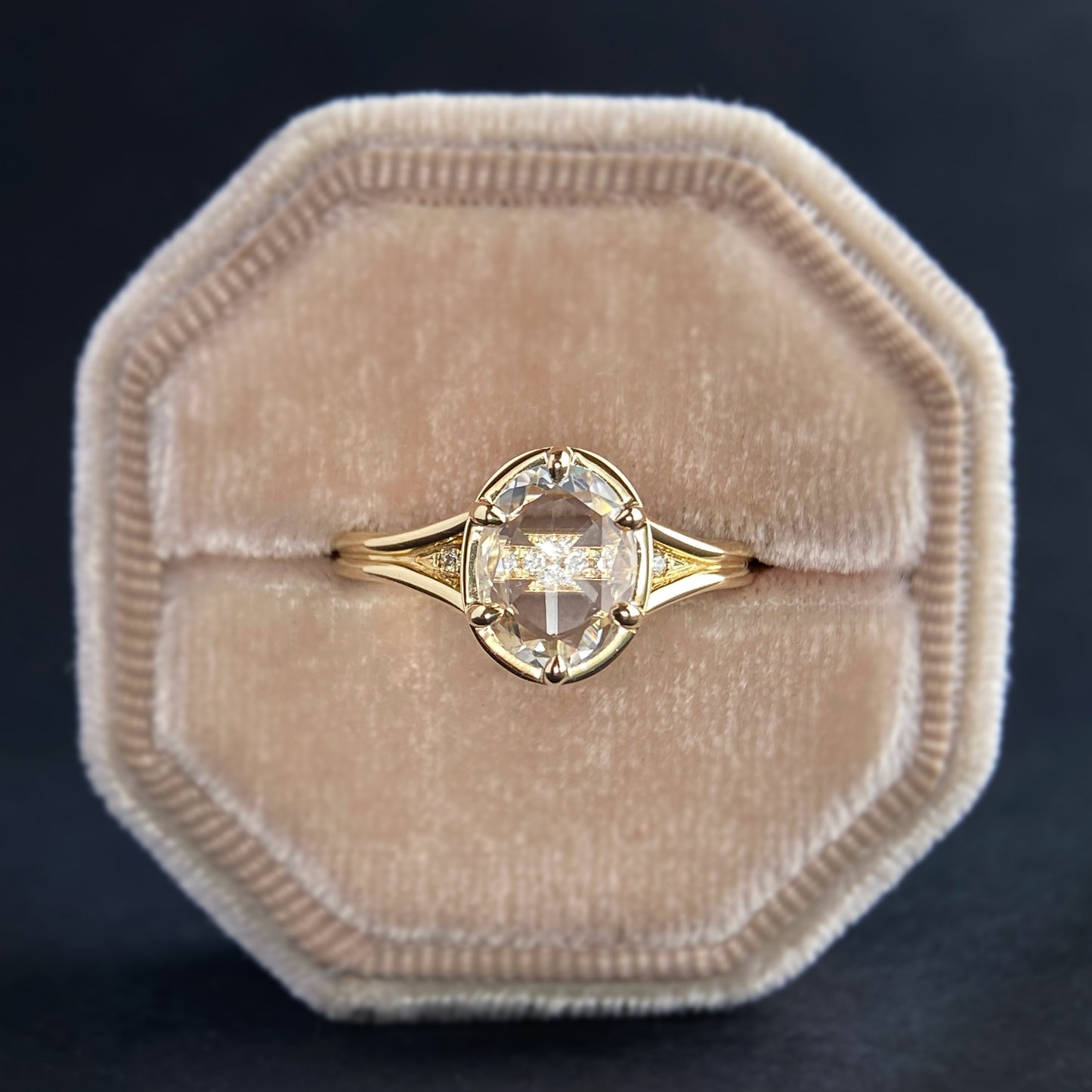 Six Prong Mirage - Oval - Ring Mount Only
