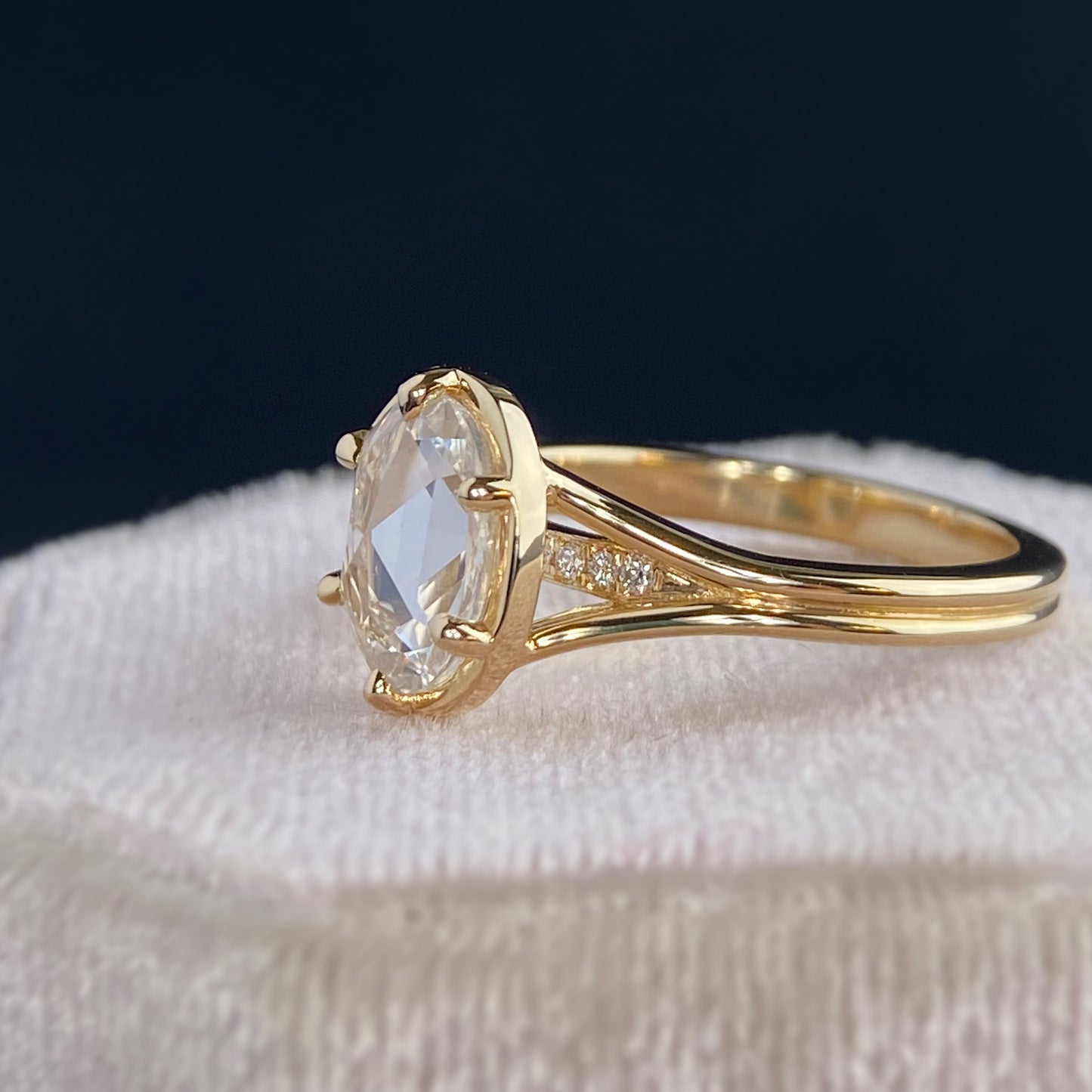 Six Prong Mirage - Oval - Ring Mount Only