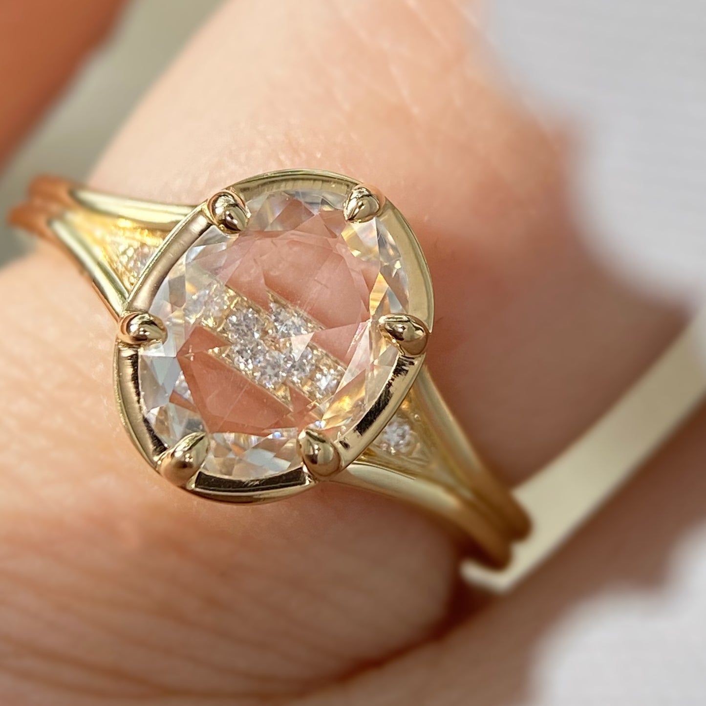 Six Prong Mirage - Oval - Ring Mount Only