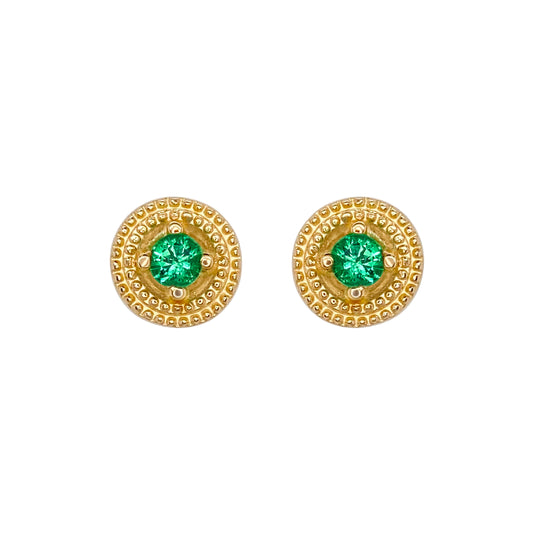 Emerald Green Eleanor Studs