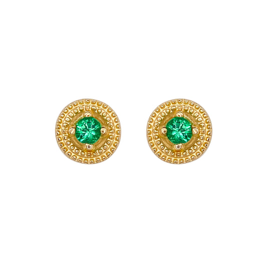 Emerald Green Eleanor Studs