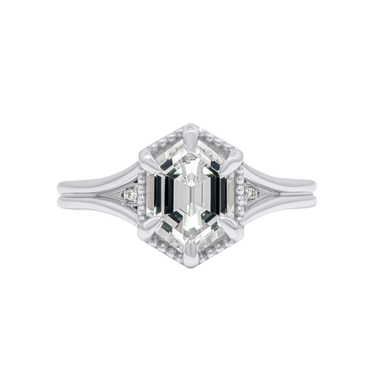Mirage Hexagon Setting - Build Your Own Ring