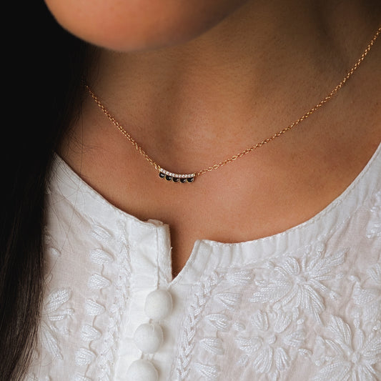 Enamel Scallop Necklace