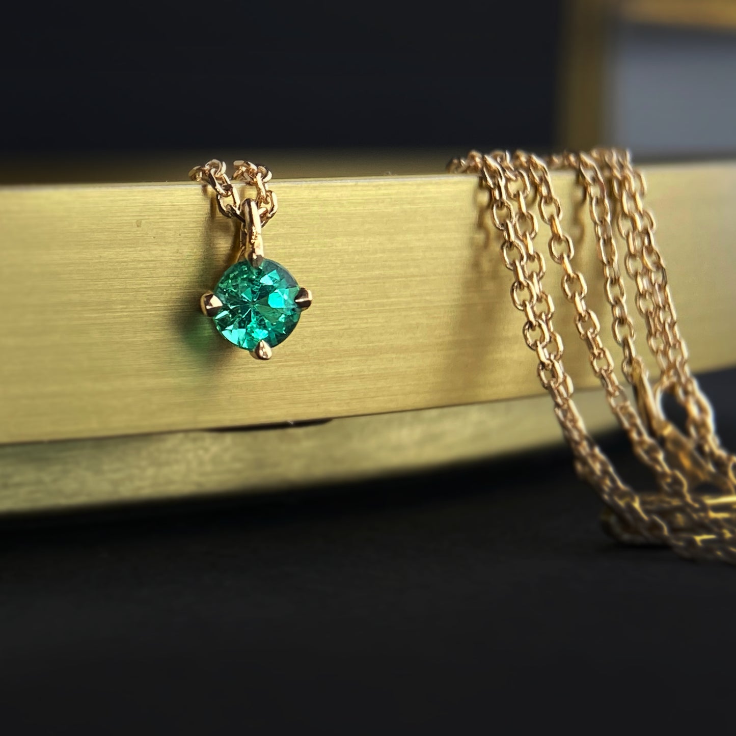 Viridescent Emerald Necklace