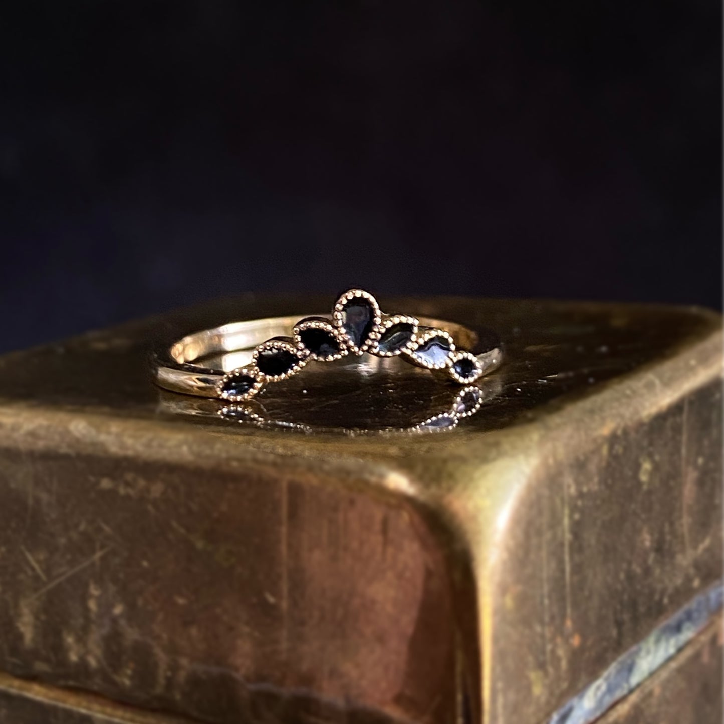 Cynthia Crown - Enamelled Gold